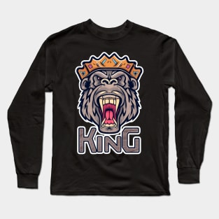 King Gorilla Long Sleeve T-Shirt